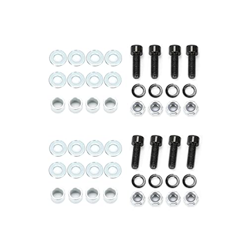 Kuafu Universal Seat Base Sliders Compatible With Most Bottom And Side Mount Dual Locking Steel Adjustable Seats Track Kit (2 X Set Of Sliders) #TOP6