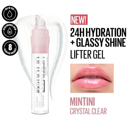 Image of Maybelline New York Lifter Gel Lip Oil In Gel, Mintini, 6.6ml