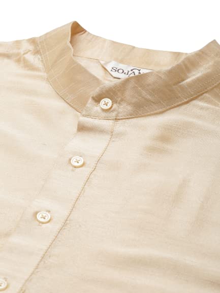 Image of SOJANYA (Since 1958, Men's Silk Blend Grey Kurta Pyjama & Silk Blend Jacket Combo