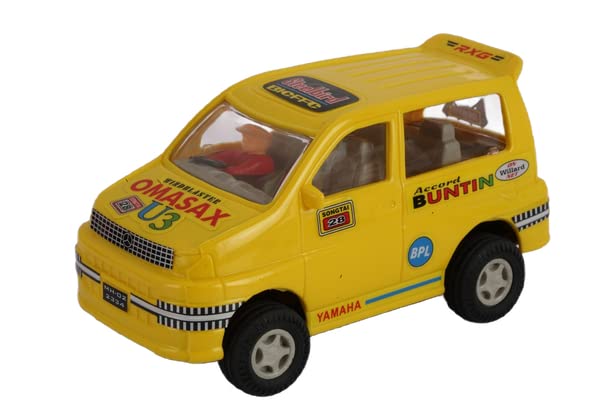 Shinsei MERC. Wagon Car Maintenance Free Pullback Spring Action Race Toy Gift for Boys 3+ Years. Strong ABS Plastic, NO Sharp Edges, BIS Certified. Pack of 1, Color Blue