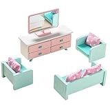 Chaque pièce est conçue de manière complexe pour ressembler à des meubles réels, ajoutant une touche d'authenticité à vos configurations miniatures, que ce soit pour le jeu, la décoration ou la collection.