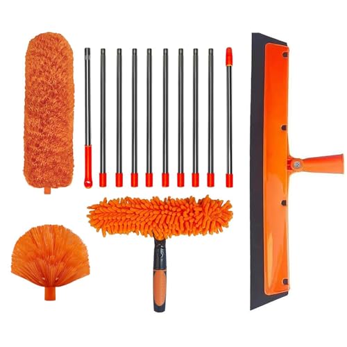 Plumeau pour plafonds anti toile d'araignée avec manche ergonomique extensible - 8