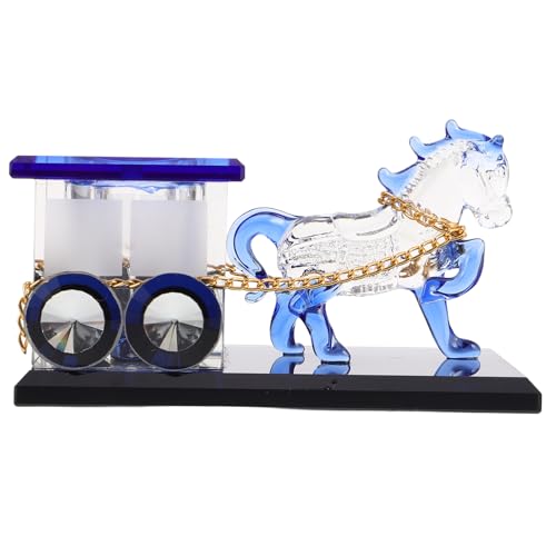 Statue de cheval en cristal pour sublimer une table de mariage vide