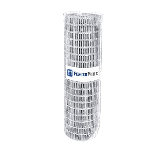 Fencer Wire 14 Gauge Galvanized Welded Wire Mesh Size 1 inch x 2 inch (3 ft. x 50 ft.)