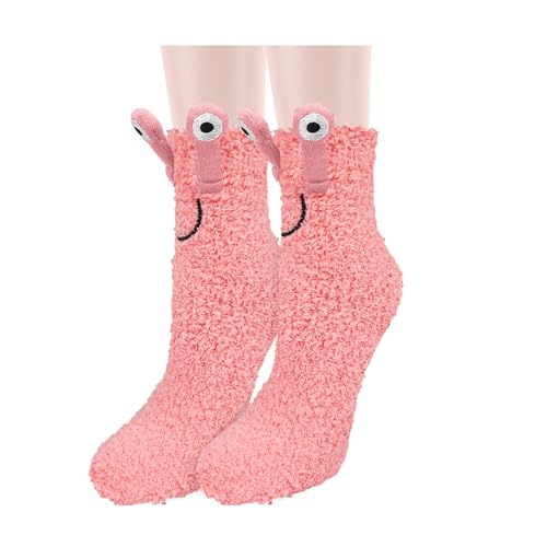 Image of Benefeet Sox Womens Girls Fuzzy Socks with Grips Soft Fluffy Slipper Socks Cute Cozy Winter Socks Christmas Halloween Gifts