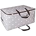 DOKEHOM 100L Sacs pour vêtements, épais surdimensionnée Organiseur Sac de rangement, Sac de Voyage (Gris Star)