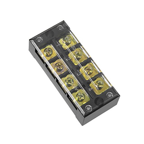 Borne de sécurité double rangée 600V 45A TB-4504L à 4 positions