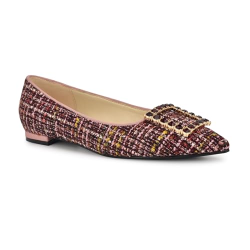 Ballerines plates Nine West Jesikes en tweed rose texturé, l'atout chic et confortable - 6