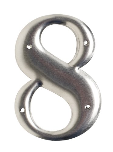 Chiffres en aluminium gaufré Brady pour marquage extérieur durable