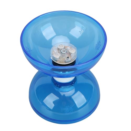 Fdit Juego de Yoyo Diabolo Chino de Goma Suave, Rodamientos Triples para Rotaciones Suaves y Giros Largos, con 2 Palos y Cuerda de 32,8 Pies, Divertido Juguete de Circo para