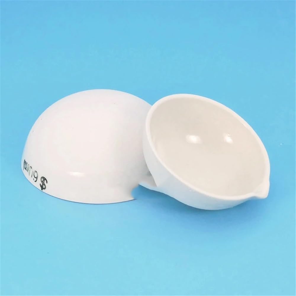 Cristalería de Laboratorio Recipiente de porcelana redondo de evaporación de laboratorio de 35 ml a 1000 ml(500ml 1pcs)