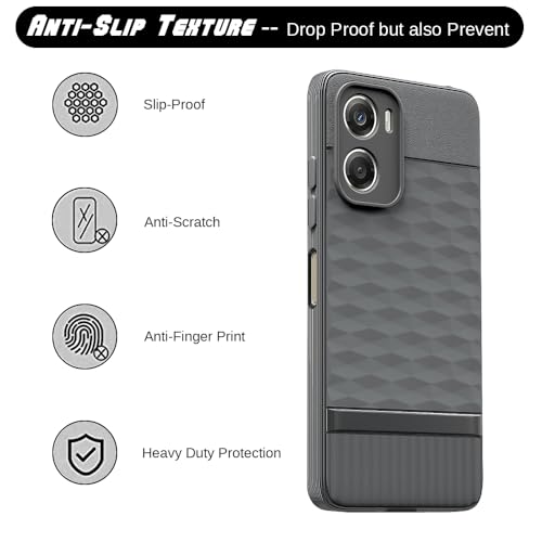 Image of Shockproof Case for Motorola Moto G06 4G / G06 Power 4G | Full Camera Protection | TPU Flexible Back Cover for Motorola Moto G06 4G / G06 Power 4G (Graphite Grey)
