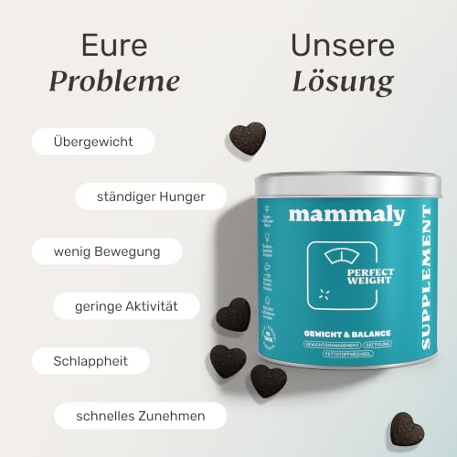 mammaly Perfect Weight® Abnehm-Komplex mit Zellulose für Hunde (120 Snacks)