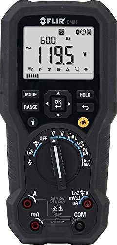FLIR DM91 Industrial TRMS Multimeter with Datalogging & Wireless Connectivity
