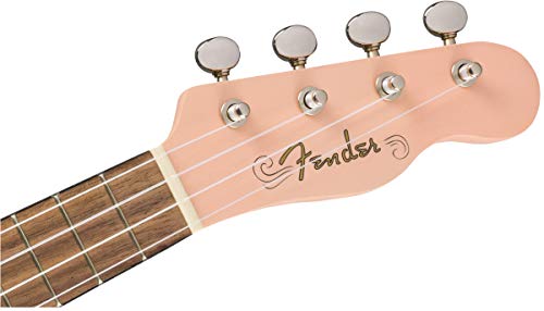 Fender Venice Ukulélé soprano touche noyer rose coquille - Les Beatles, Paul McCartney, John Lennon, RIngo Starr, George Harrison Fender Venice Ukulélé soprano touche noyer rose coquille – Image 7