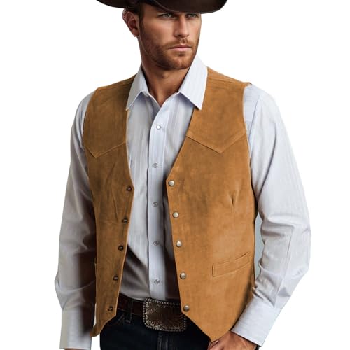 VERSATILITÀ D'USO: Adatto da indossare sopra camicie western, t-shirt casual o per completare outfit in stile country e rodeo