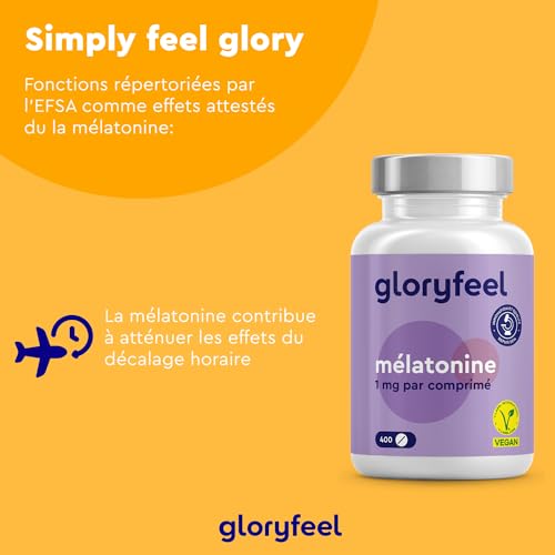 Complément de Mélatonine Pur, 400 Comprimés (environ 12 mois), Support pour le Sommeil*, Meilleur Repos, Somnifère Fortement Dosée, 100% Végétalien, Sans Additifs et Arômes Artificiels – vue 3