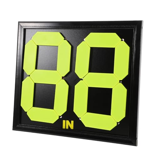 KOMBIUDA Portable Football Referee Accessories Soccer Match Substitution Board Keeping