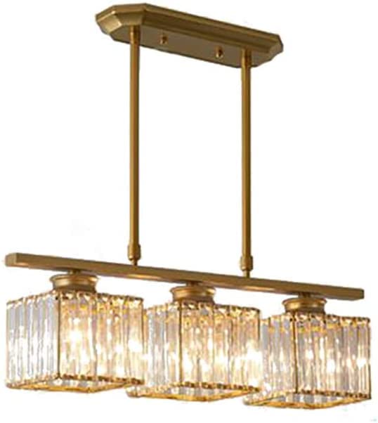 GTYUNZP Modern Simple Chandeliers Long Crystal Chandelier Ceiling Light Gold Black Dining Room Luxurious During Lamps Modern Crystal Rectangular Pendant Light for Living Room Bar