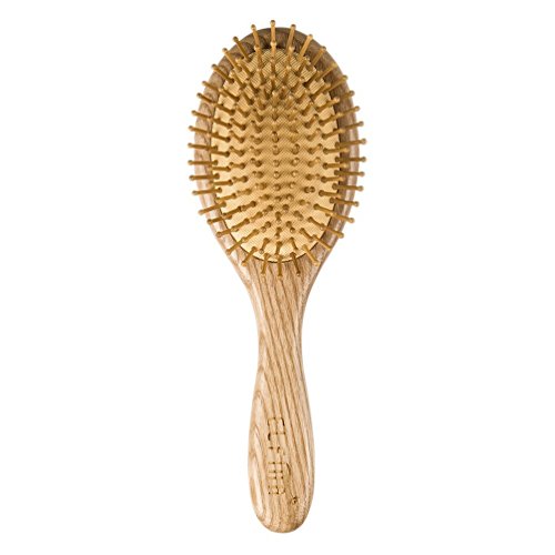 Paddle Brush, ELFINA Wooden Detangling Hair Brush Comb for Women Long Curly & Tangled Hair,Scalp Massage Hairbrush, Eliminates Frizz, Smooths and Adds Shine,Large Size