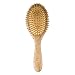 ELFINA Portable Paddle Brush, 100% Natural Bamboo Detangling Hair Brush for Scalp Massage, 2 Sizes Available---L