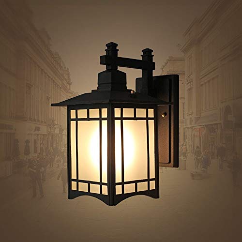 Lumière murale lanterne E27 extérieure étanche anti-rouille pour maison