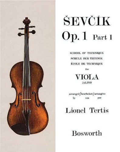 Sevcik Viola Studies: School of Technique Part 1