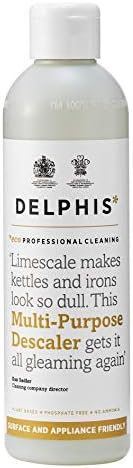 Delphis EcoMulti Purpose Descaler - Plant-based, Vegan Descaler, Free from Hydrochloric Acid, Enzymes, Formaldehyde, VOCs and APEs, 350 ml