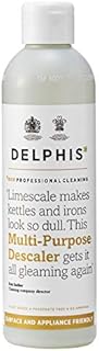 Delphis EcoMulti Purpose Descaler - Plant-based, Vegan Descaler, Free from Hydrochloric Acid, Enzymes, Formaldehyde, VOCs and APEs, 350 ml