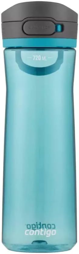 Contigo Jackson drinks bottle, large BPA-free water bottle, 100 % leakproof and dishwasher safe, outdoor sports bottle, for cycling, jogging, hiking, work and school, 720 ml