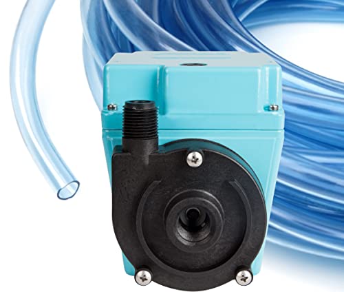 Little Giant 3E-12N, 115-Volt, 1/15 Hp 500 Gph Oil-Filled Direct Drive In-Line Or Submersible Pump With 6-Ft. Cord, Blue, 503103 #TOP2