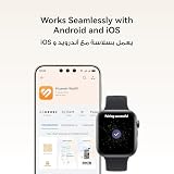 HUAWEI Watch FIT 5 Smartwatch, GPS, 1,82-calowy wyświetlacz AMOLED, NFC, śledzenie zdrowia, wodoodporność 5 ATM, wykrywanie upadku, do 10 dni pracy na baterii, działa z systemami iOS i Android, czarny