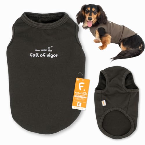 ダックス バラエティ プリント 裏毛 タンクトップ 抜け毛対策 犬の服 フルオブビガー 17/オリーブ DM