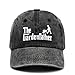Gardening Gifts for Men, Gardening Hat for Men, Happy Birthday Fathers Day Christmas Garden Gift for Gardeners Man, Garden Accessories for Dad Grandpa- Adjustable Washed Cotton Baseball Cap Grey