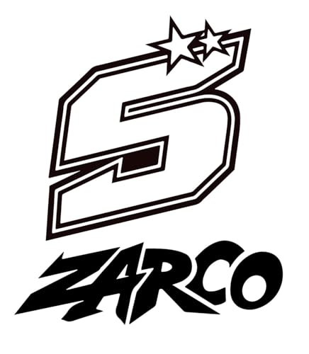 Sticker ZARCO Johann – Autocollant Vinyle Découpe Sans Fond – Logo Pilote MotoGP Français – Haute Qualité, Résistant UV et Lavage – Fabrication...