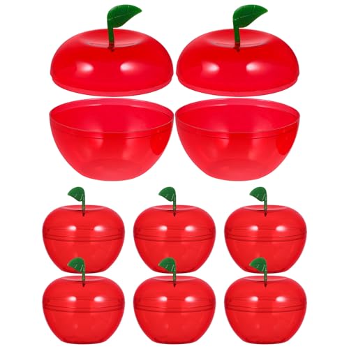 ELAYARD ���b�h�v���X�`�b�N���A�b�v���^�L�����f�B�{�b�N�X8PCS �R���p�N�g�T�C�Y �N���X�}�X�ƃE�F�f�B���O�p�[�e�B�[�p�f�X�N�g�b�v����