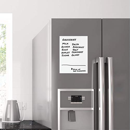 Minomag Dry Erase Board Magnetic Sheets (Pack Of 5) | Flexible Whiteboard With Refrigerator Magnet Backing, 9” X 12” #TOP4