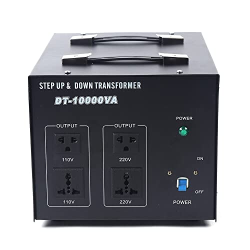 Voltage Converter Transformer 10000W Power Step Up Down 110V to 220V 220V to 110V Automatic Voltage Regulator Stabilizer Power Transformer Converter Circuit Breaker Protection3