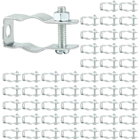 QWORK 1/2 Inch Zinc-Plated Conduit Hanger Cover