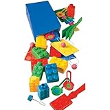 Fun Express Color Brick Stress Toy Party Favors - 12 Pieces - Multicolor