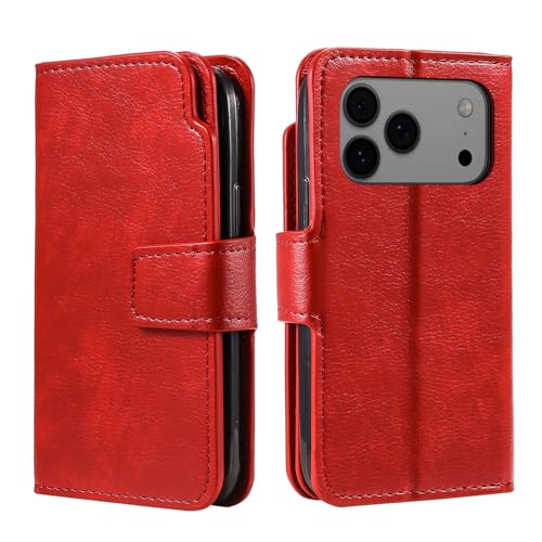 Étui iPhone 16 rouge antichoc pour éviter les rayures d'écran