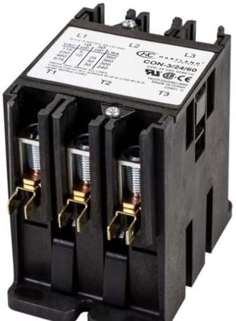 3 Pole 60 Amp 24 Volt Coil Contactor