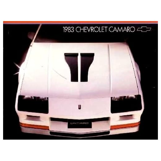 ORIGINAL 1983 CHEVY CAMARO DEALERSHIP SALES BROCHURE - Includes All Models