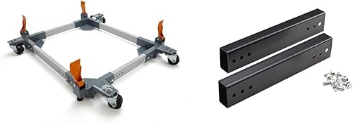 Bora Portamate Base Móvil PM-3550 Industrial Strength & Portamate PM-3014 Acopladores de extensión para extender la base móvil PM-3500 hasta 78