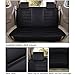 SureMart Car Seat Covers for Seven Seat(only fit for 2+2+3 Seats) Leatherette Car Front and Rear Seat Protector Airbag Compatible Wear-Resistant Waterproof Black