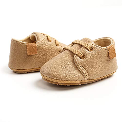 Image of RVROVIC Baby Boys Girls Anti-Slip Sneakers Soft Ankle Boots Toddler First Walkers Newborn Crib Shoes