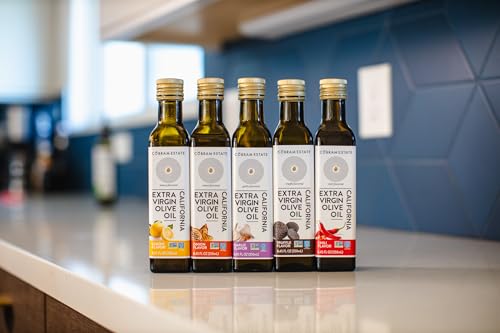 Image of Cobram Estate Lemon Artisan Collection Flavored Extra Virgin Olive Oil - Low-Fodmap Diet Friendly, First Cold Pressed 100% California Extra Virgin Olive Oil - Bright & Flavorful, Non-GMO (250mL)