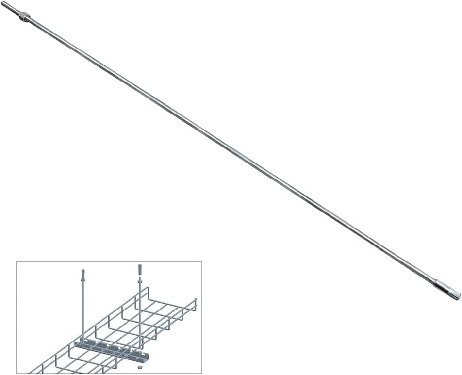 Quest Manufacturing 2 Cable Tray Screw Rod with Cement Wall Anchor Kit, 3', (CT0011-03A)