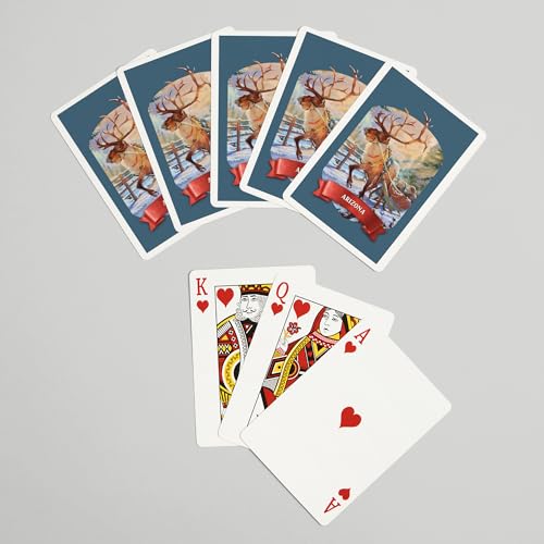 Lantern Press Deck de Cartas Poker Tamaño 52 Piezas miniatura 7