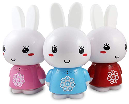 Preisvergleich Produktbild Alilo Honey Bunny (Blau) Edutainment für Ihr Kind Nachttischlampe LED + ausgesuchte Geschichten und Lieder in Deutscher Sprache